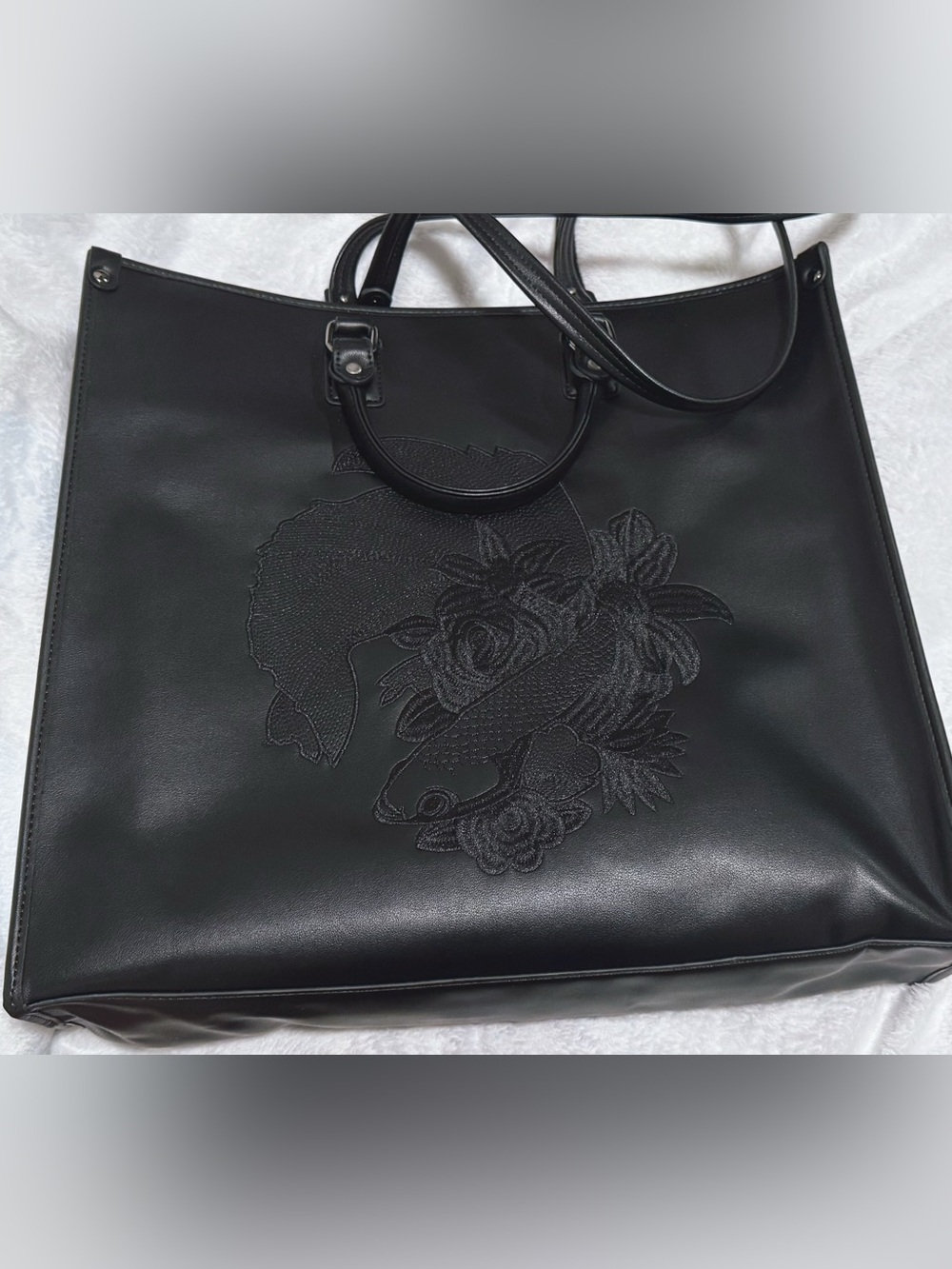 Black Large Tote Bag - Yae Kuroda/ Yadamui